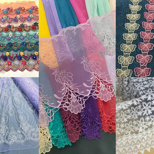 Embrodery Mesh spets trimning används i stor utsträckning i alla aspekter av livet