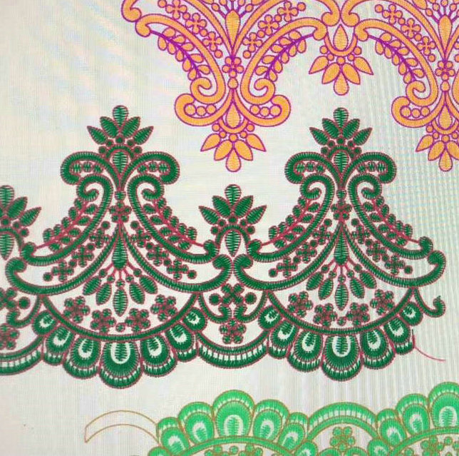 Luxury White Bridal French Lace Embroidered Bridal Lace Trim for Wedding Dress