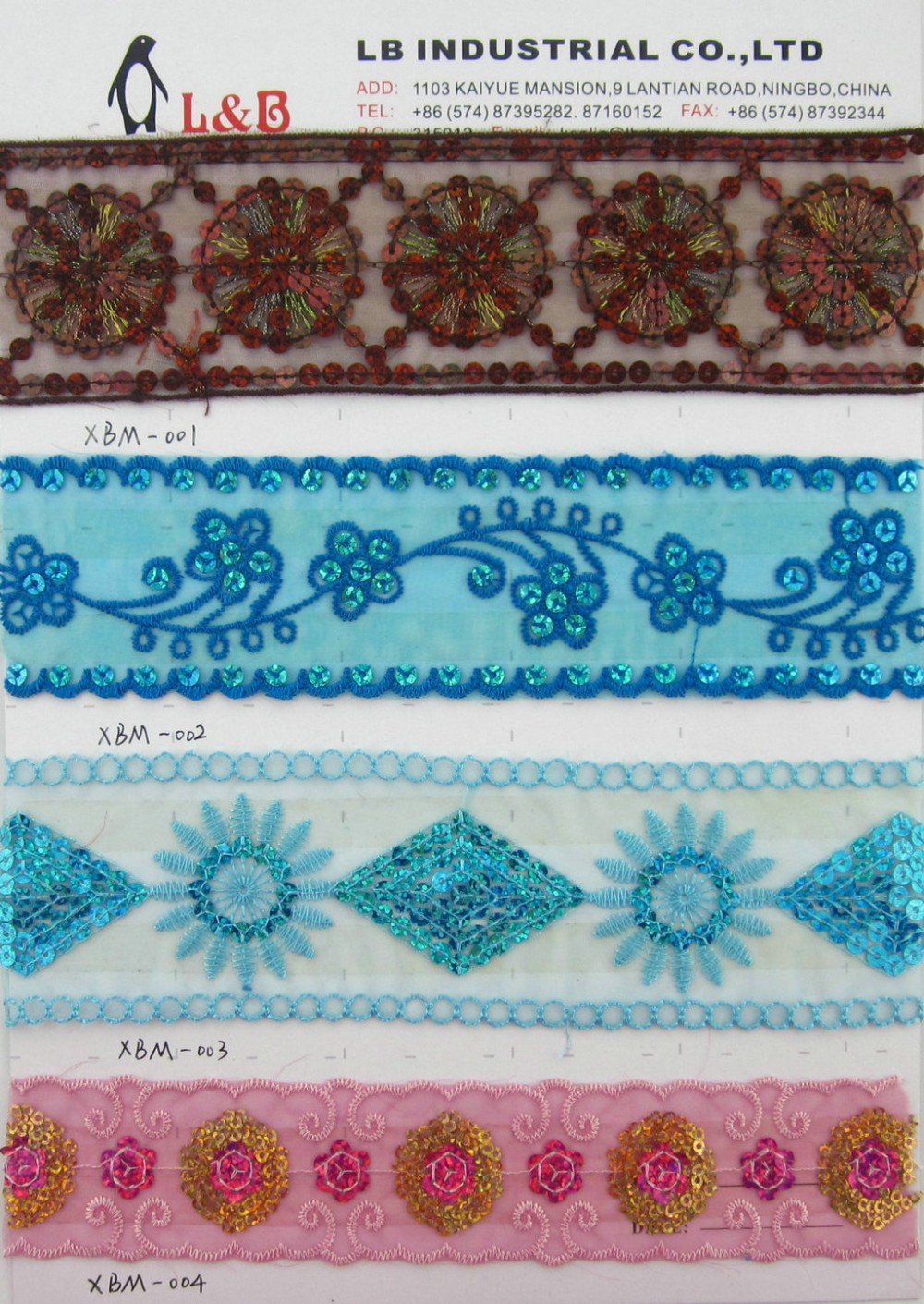 Wholesale Different Width Bling Finish Braid Elastic Sequin Lace Trim